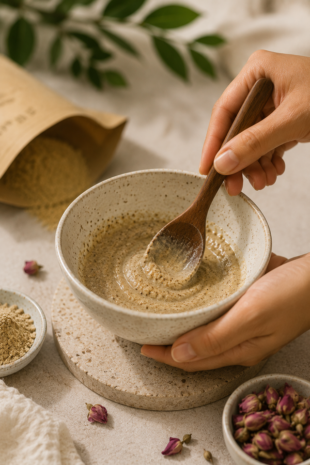 Mix with Rose Water